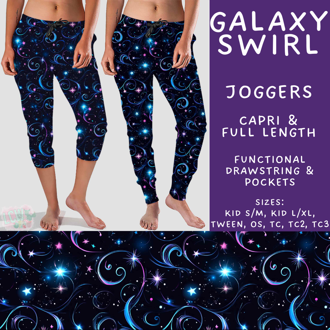 Batch #550 - Fun Run 24 - Closes 7/1 - ETA early Sept - Galaxy Swirl Full and Capri Length Joggers