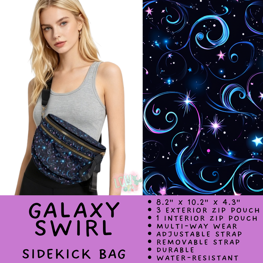 Batch #604 - Sidekick Bag 3 - Closes 10/26 - ETA mid/late Dec - Galaxy Swirl Sidekick Bag