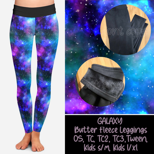 GALAXY - BUTTER FLEECE LINED LEGGINGS