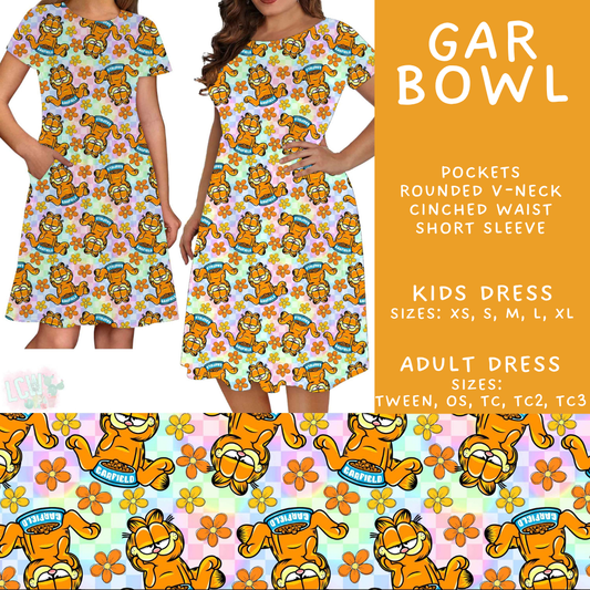 Batch #601 - Cool Characters 19 - Closes 10/21 - ETA mid Dec - Gar Bowl Adult & Kids Dresses
