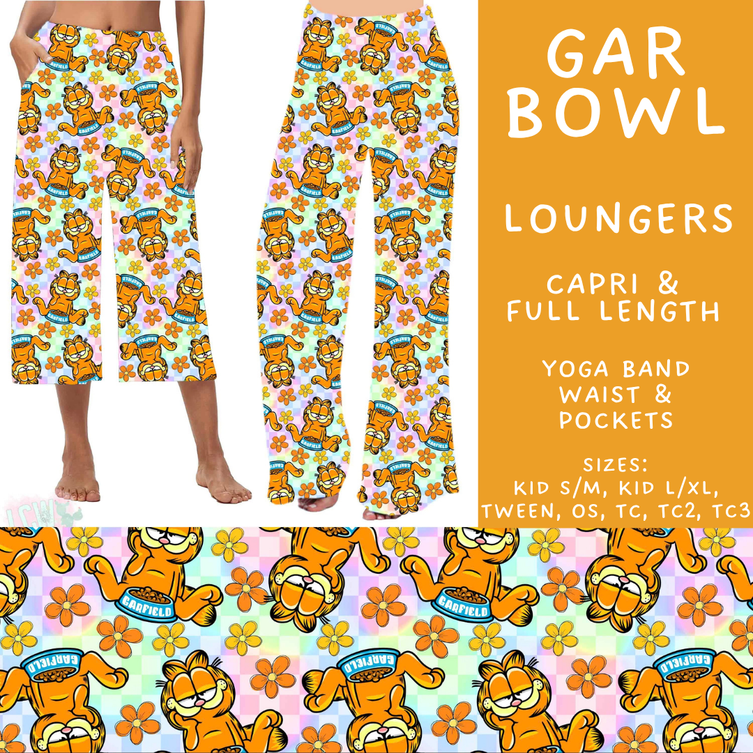 Batch #601 - Cool Characters 19 - Closes 10/21 - ETA mid Dec - Gar Bowl Capri and Full Length Loungers