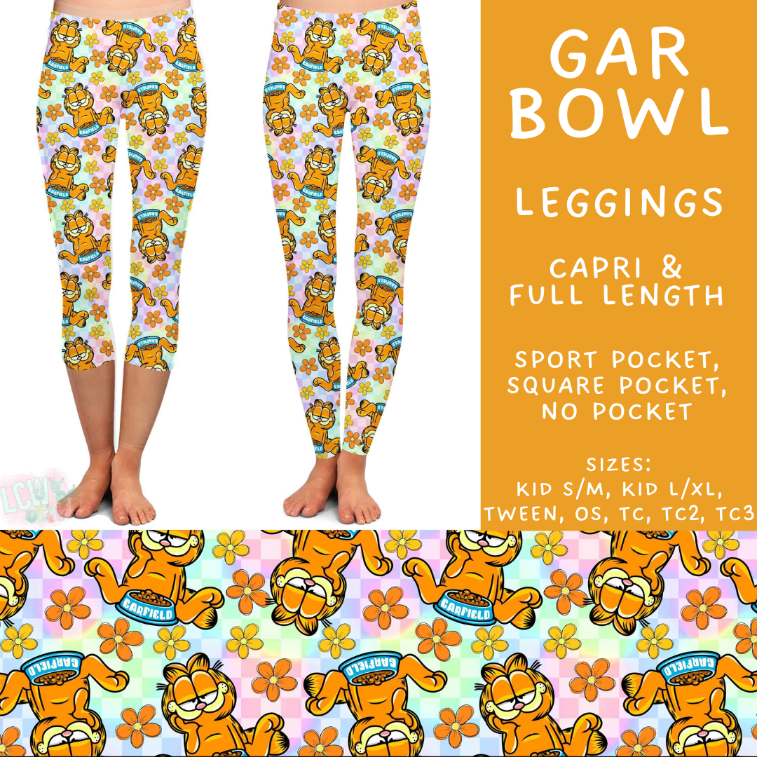 Batch #601 - Cool Characters 19 - Closes 10/21 - ETA mid Dec - Gar Bowl Full and Capri Length Leggings
