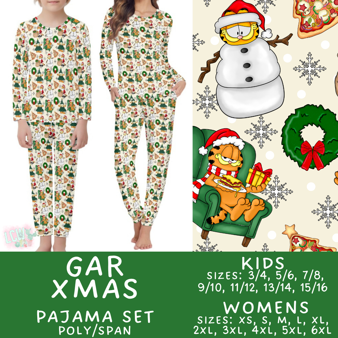 Batch #584 - Christmas Family Pajamas - Closes 9/11 - ETA mid Nov - Gar Xmas Womens & Kids Pajama Set