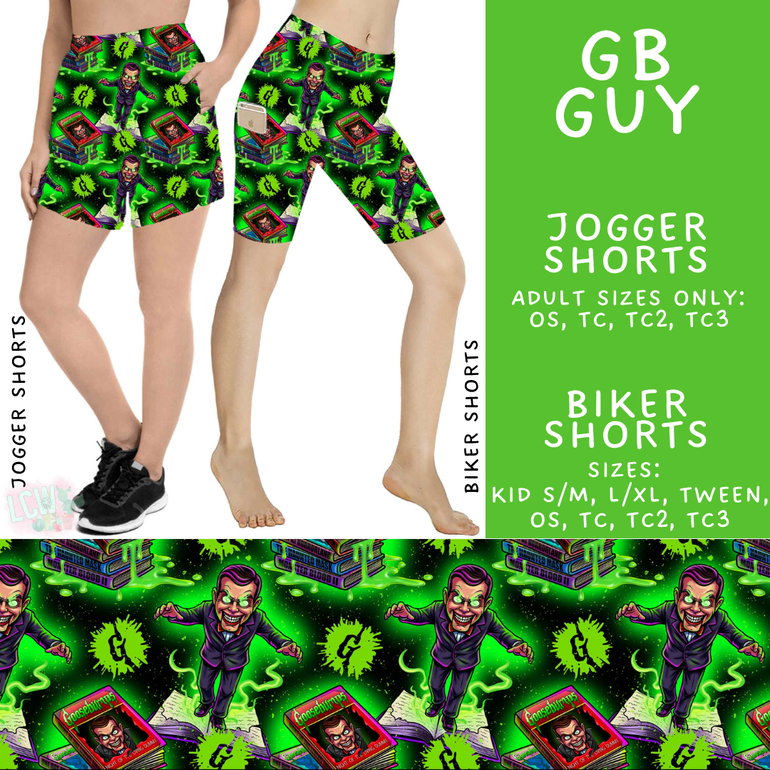Batch #534 - April Request Run - Closes 5/25 - ETA late July - GB Guy Biker & Jogger Shorts