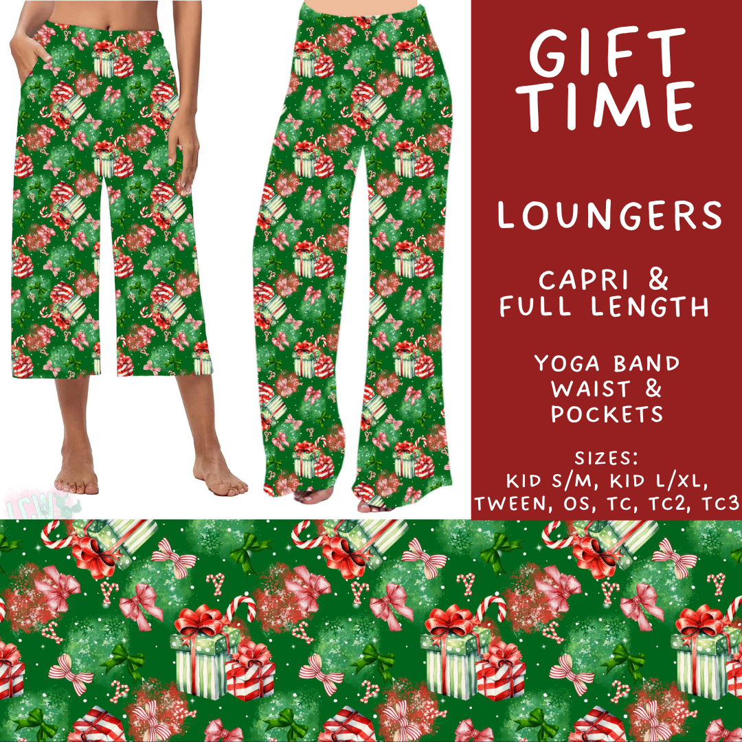 Batch #574 - HalloThanksMas - Closes 8/24 - ETA mid/late October - Gift Time Capri and Full Length Loungers