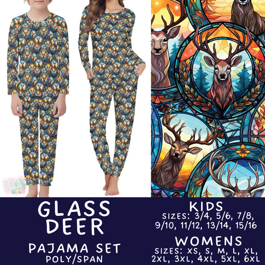 Batch #587 - Family Pajamas 2 - Closes 9/18 - ETA mid Nov - Glass Deer Women's & Kid's Pajama Sets