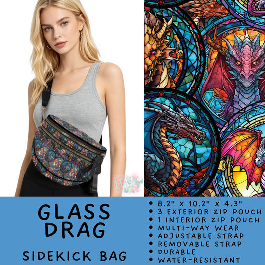 Batch #604 - Sidekick Bag 3 - Closes 10/26 - ETA mid/late Dec - Glass Drag Sidekick Bag
