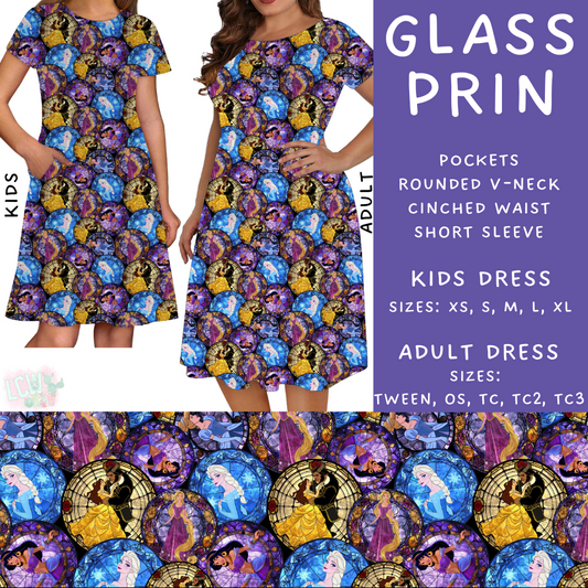 Batch #273 - Magical Faves 10 - Closes 1/20 - ETA late March - Glass Prin Adult & Kids Dresses