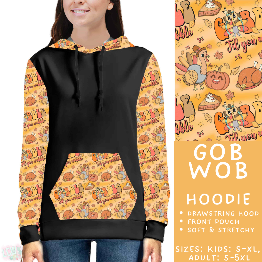 Batch #574 - HalloThanksMas - Closes 8/24 - ETA mid/late October - Gob Wob Hoodie