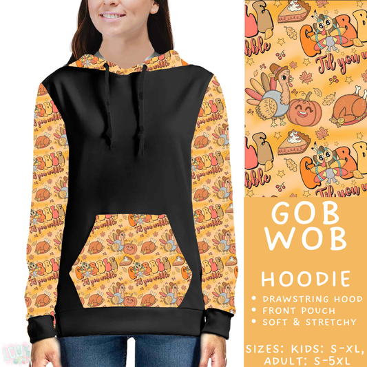 Batch #574 - HalloThanksMas - Closes 8/24 - ETA mid/late October - Gob Wob Hoodie