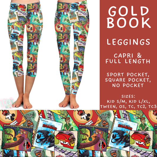 Batch #572 - Magical Faves 23 - Closes 8/19 - ETA mid October - Gold Book Full and Capri Length Leggings