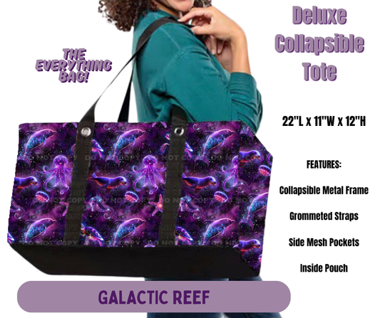 Galactic Reef Collapsible Tote