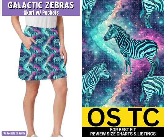 Galactic Zebras Skort
