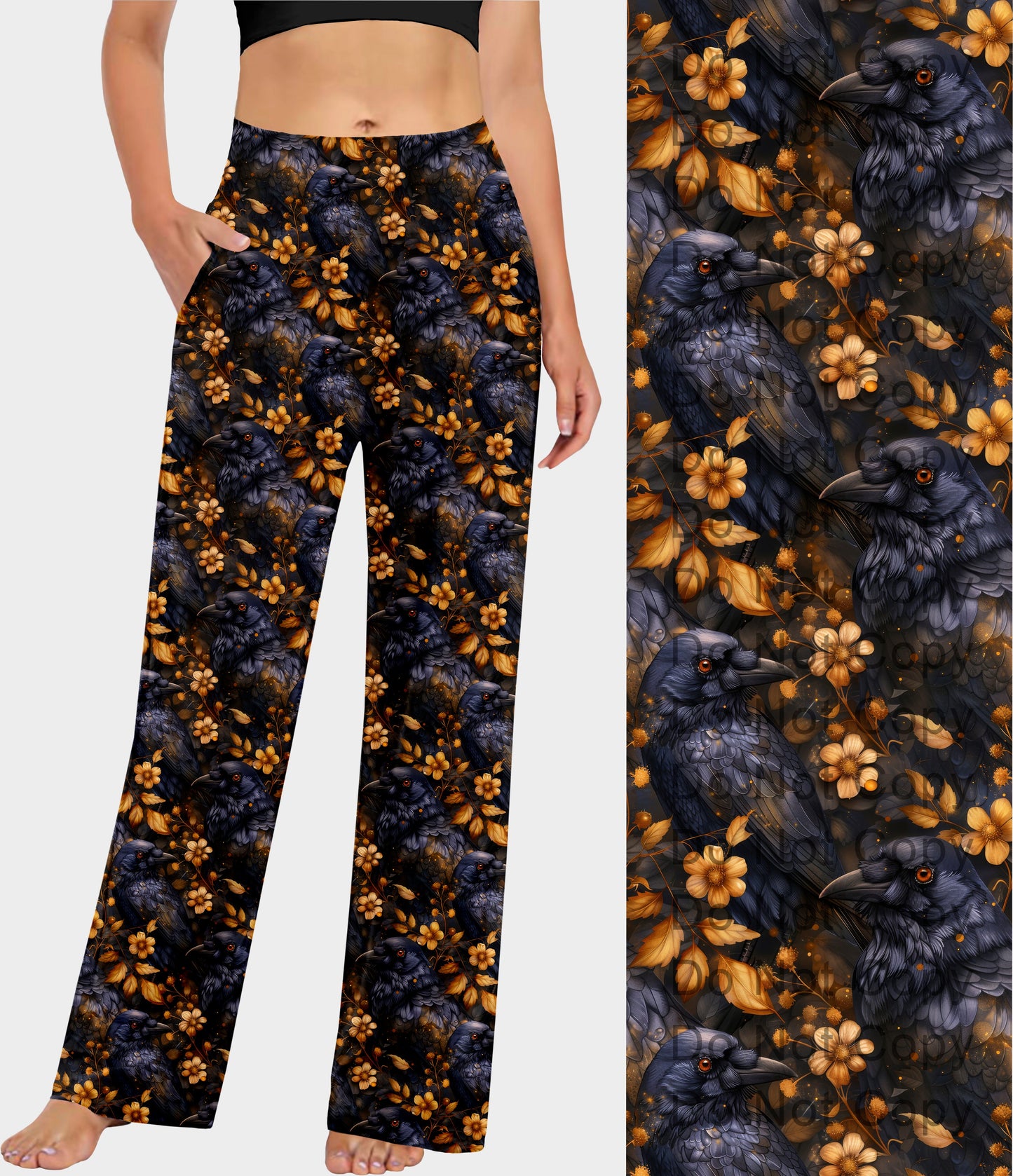 RTS - Golden Raven Lounge Pants