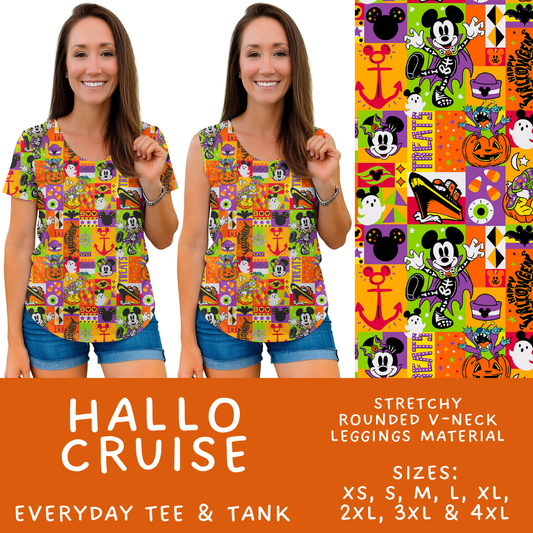 Batch #568 - Halloween Spooky Sets 3 - Closes 8/12 - ETA early October - Hallo Cruise Everyday Tank & Tee