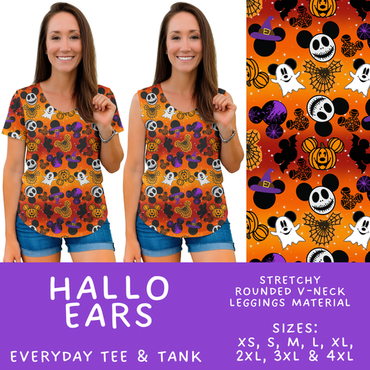 Batch #568 - Halloween Spooky Sets 3 - Closes 8/12 - ETA early October - Hallo Ears Everyday Tank & Tee