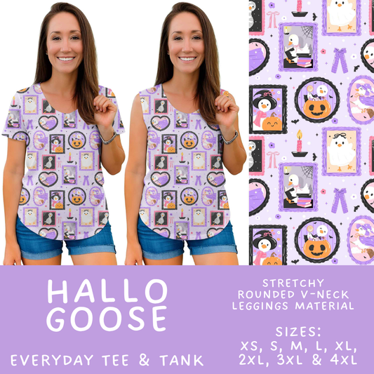 Batch #566 - Halloween 5 - Closes 8/7 - ETA early October - Hallo Goose Everyday Tank & Tee