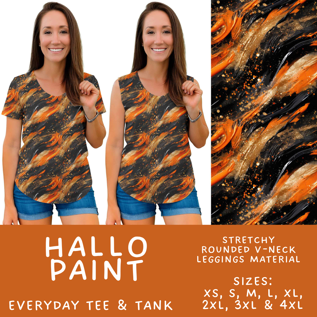 Batch #566 - Halloween 5 - Closes 8/7 - ETA early October - Hallo Paint Everyday Tank & Tee