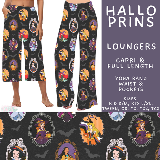 Batch #567 - Magical Character Halloween - Closes 8/10 - ETA early Oct - Hallo Prins Capri and Full Length Loungers