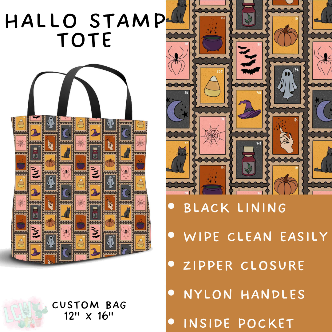 Batch #560 - Halloween 4 - Closes 7/26 - ETA late Sept - Hallo Stamp Tote