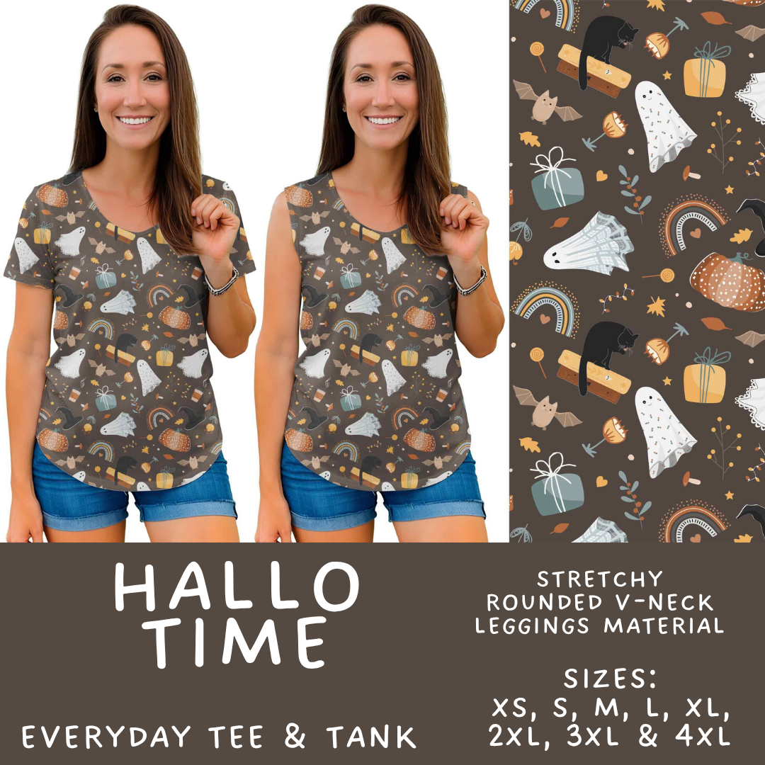Batch #574 - HalloThanksMas - Closes 8/24 - ETA mid/late October - Hallo Time Everyday Tank & Tee