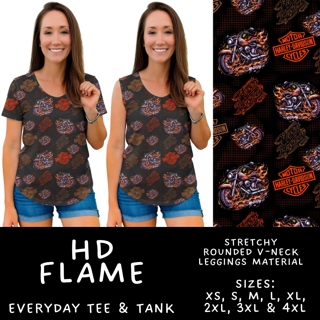 Batch #592 -  Fun Run 27 - Closes 9/30 - ETA late Nov - HD Flame Everyday Tank & Tee