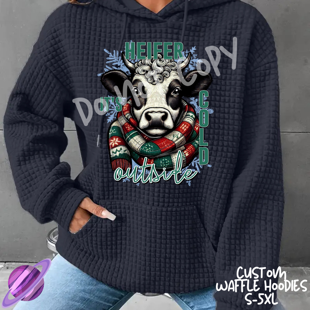 HEIFER COLD - CUSTOM WAFFLE HOODIES PREORDER CLOSING 9/30