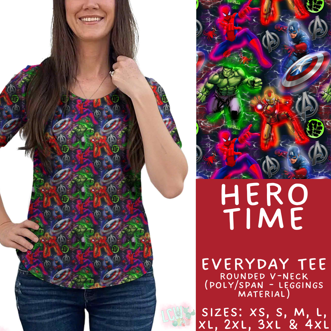 Batch #534 - April Request Run - Closes 5/25 - ETA late July - Hero Time Everyday Tee