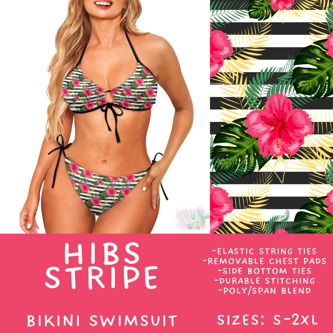 Batch #543 - Pool Party 2 - Closes 6/15 - ETA early/mid August - Hibs Stripe Women's 2 Piece Bikini