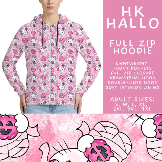 Batch #567 - Magical Character Halloween - Closes 8/10 - ETA early Oct - HK Hallo Full Zip Hoodie