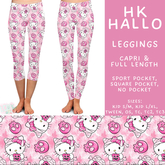 Batch #567 - Magical Character Halloween - Closes 8/10 - ETA early Oct - HK Hallo Full and Capri Length Leggings