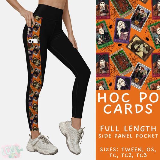 Ready to Ship - Hoc Po Cards Side Panel Pocket Leggings - TC