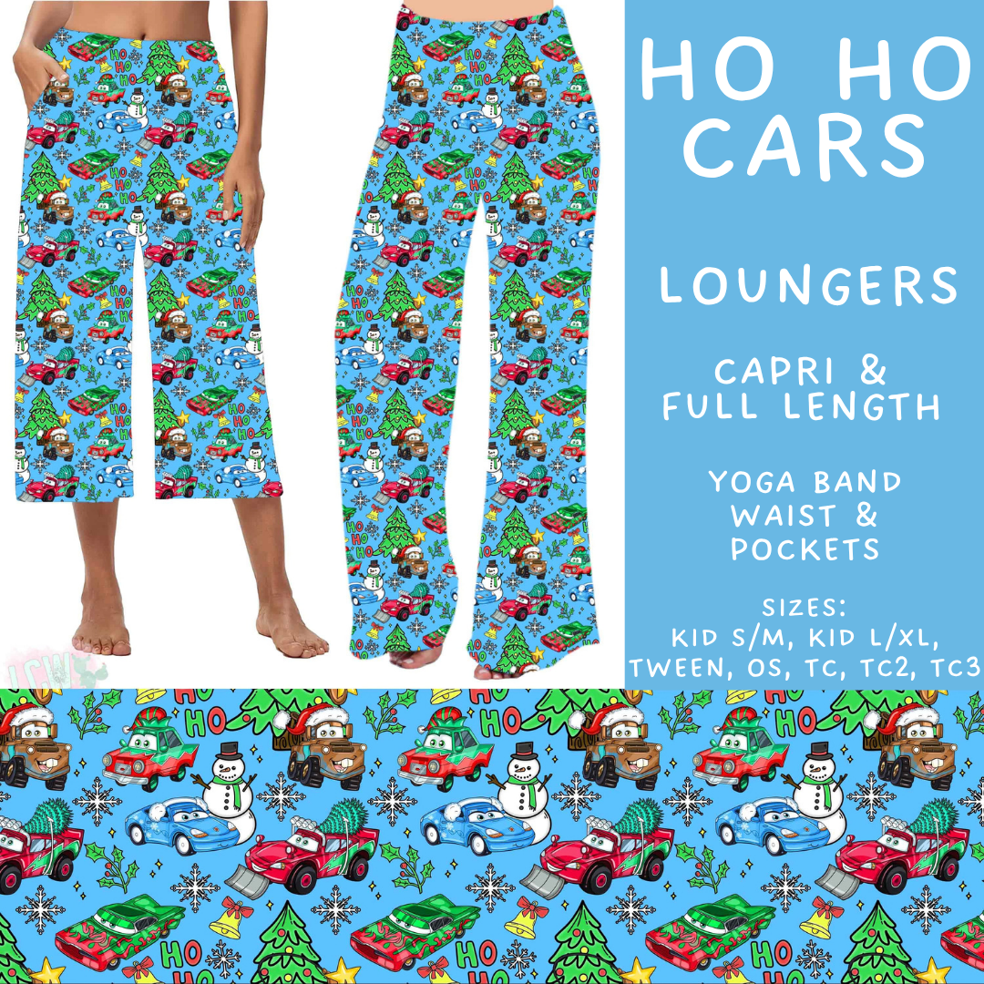 Batch #598 - Magical Character Christmas 2 - Closes 10/14 - ETA early Dec - Ho Ho Cars Capri and Full Length Loungers