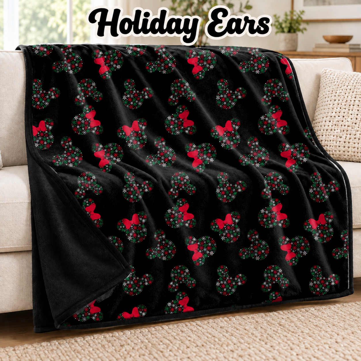 Holiday Ears-Soft Throw Blanket 14 Run-Due 9/28