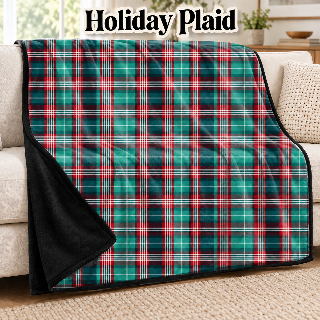 Holiday Plaid-Soft Throw Blanket 14 Run-Due 9/28