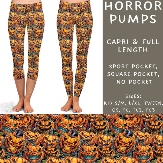 Ready To Ship - Horror Pumps Full Leggings - No Pocket TC2