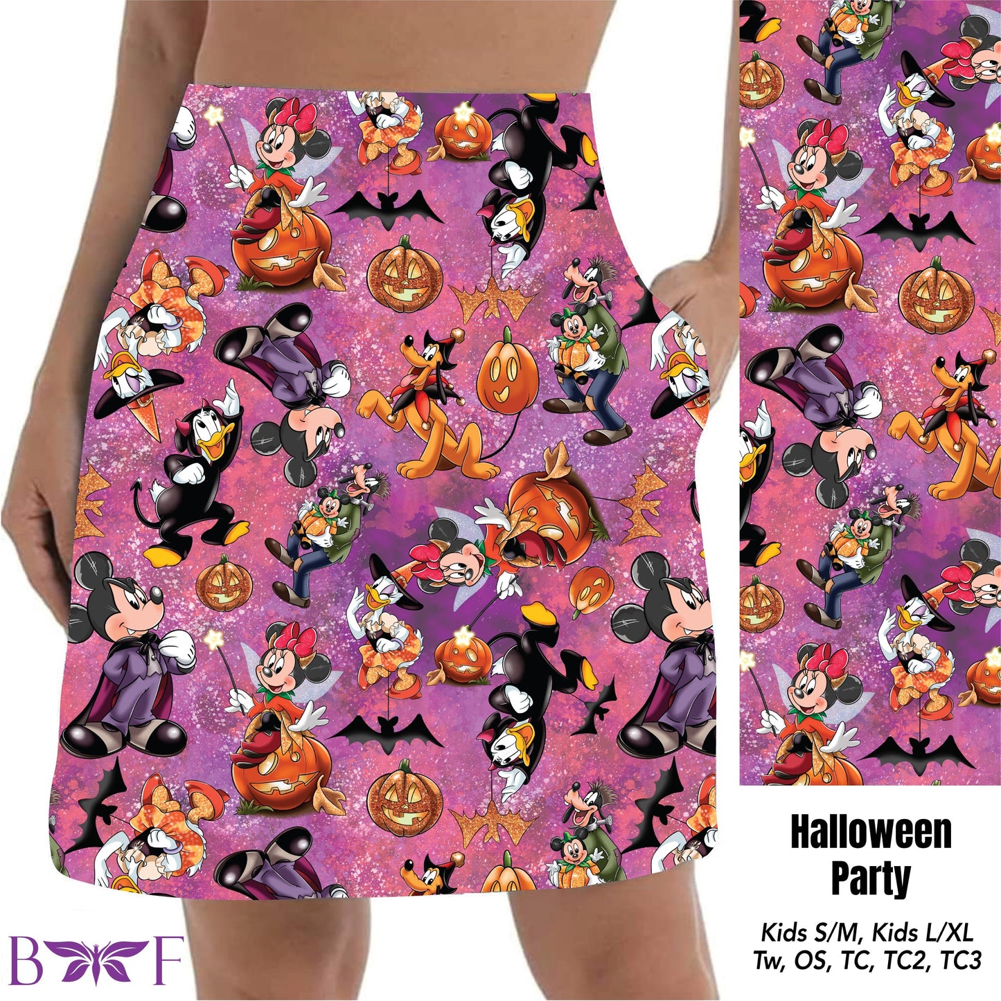 Halloween Party Skort