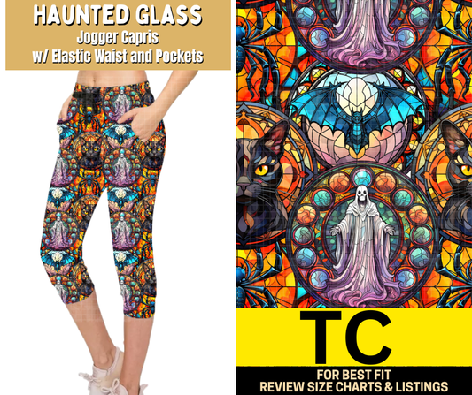 Haunted Glass Jogger Capri