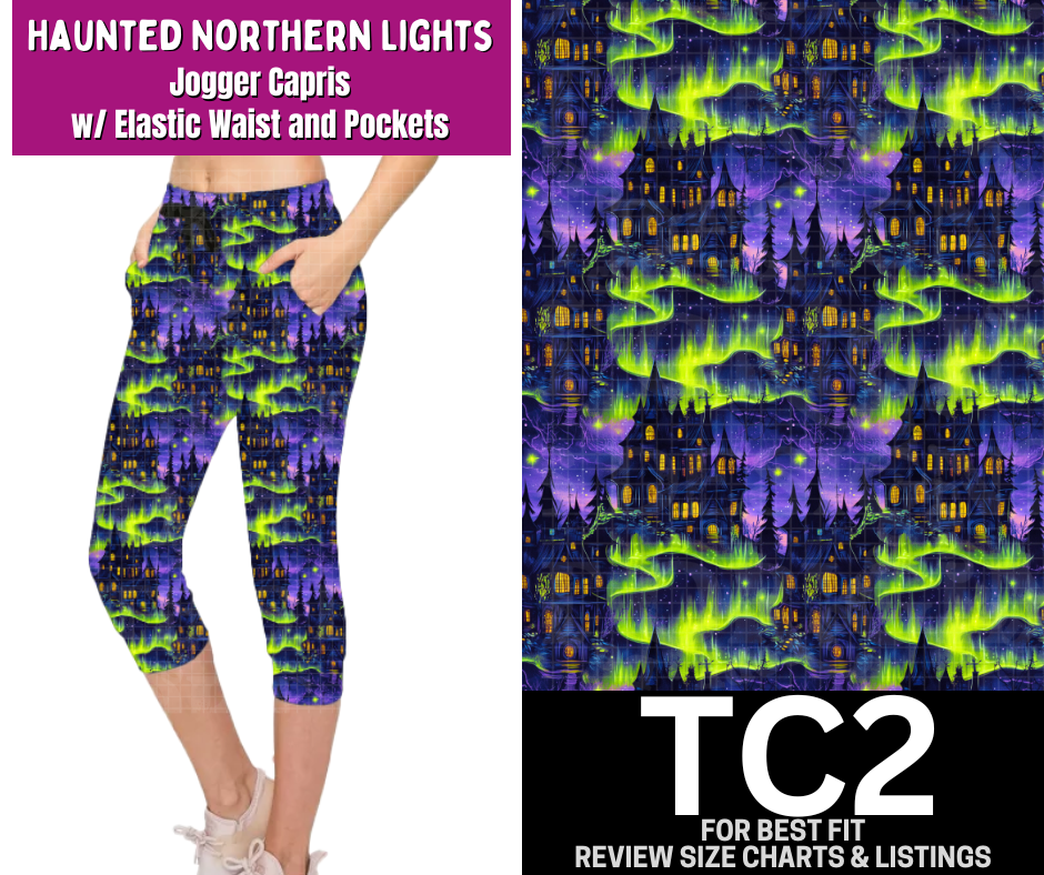 Haunted Northern Lights Jogger Capri