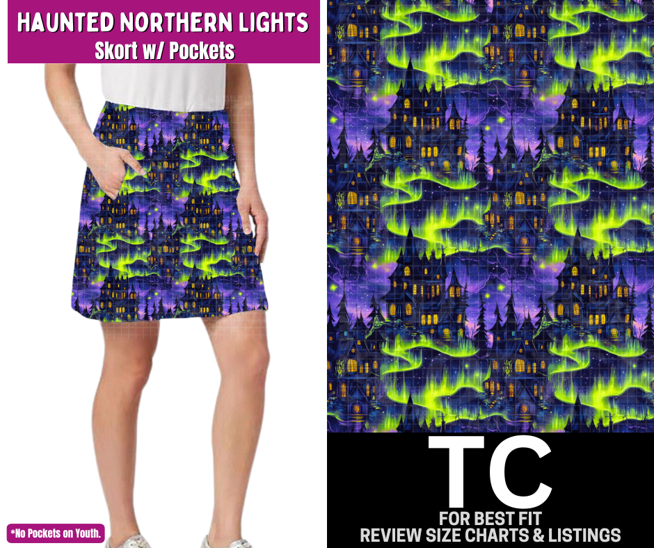 Haunted Northern Lights Skort