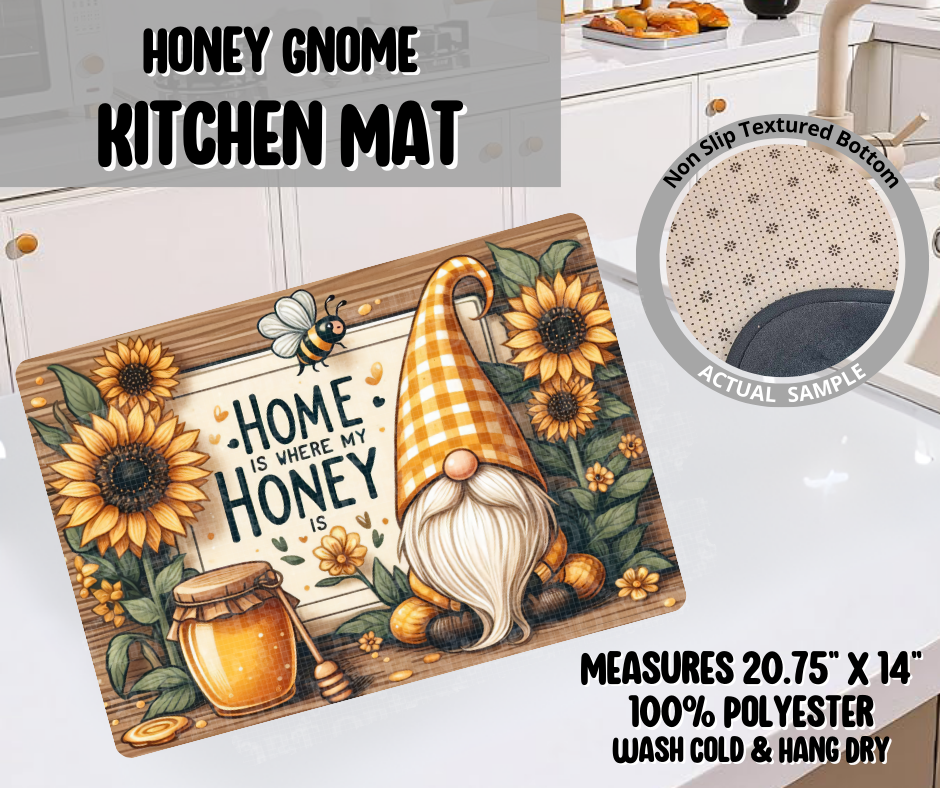 Honey Gnome Kitchen Mat