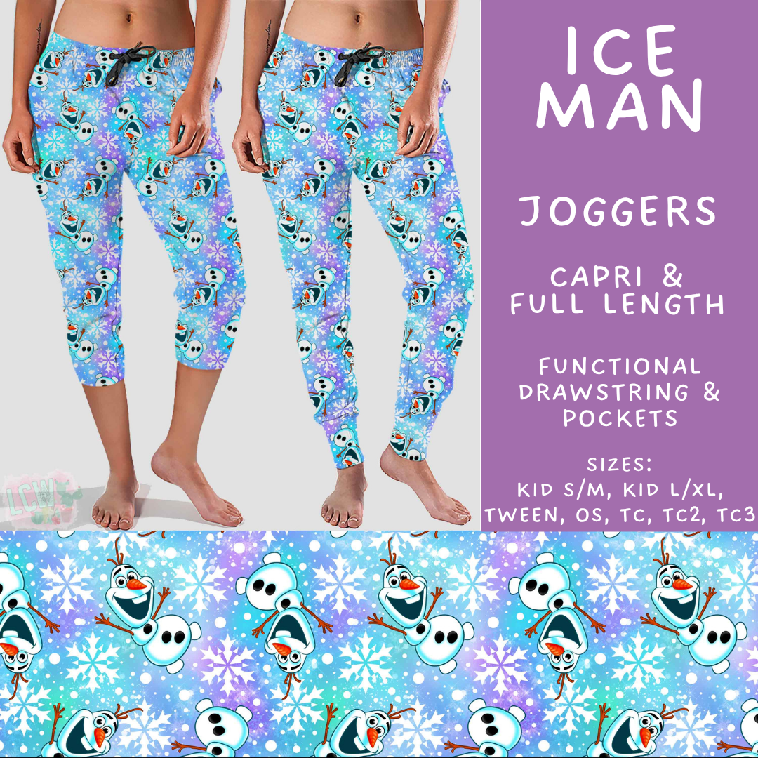 Batch #606 - Magical Character Winter - Closes 10/30 - ETA late Dec - Ice Man Full and Capri Length Joggers