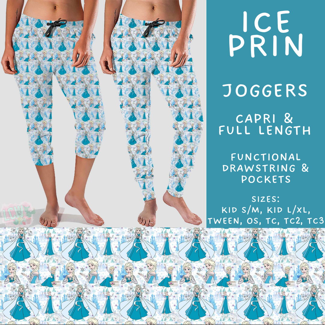 Batch #606 - Magical Character Winter - Closes 10/30 - ETA late Dec - Ice Prin Full and Capri Length Joggers