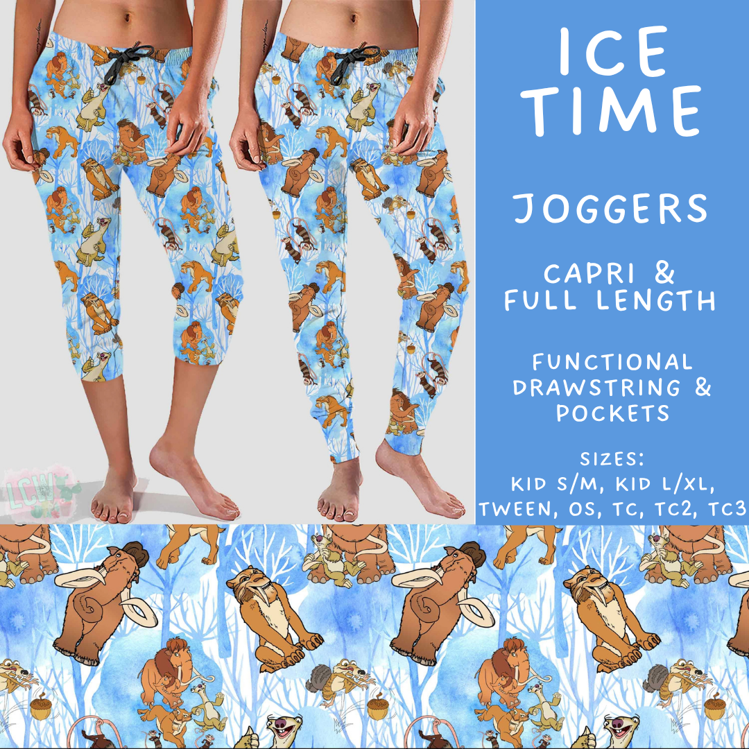 Batch #601 - Cool Characters 19 - Closes 10/21 - ETA mid Dec - Ice Time Full and Capri Length Joggers