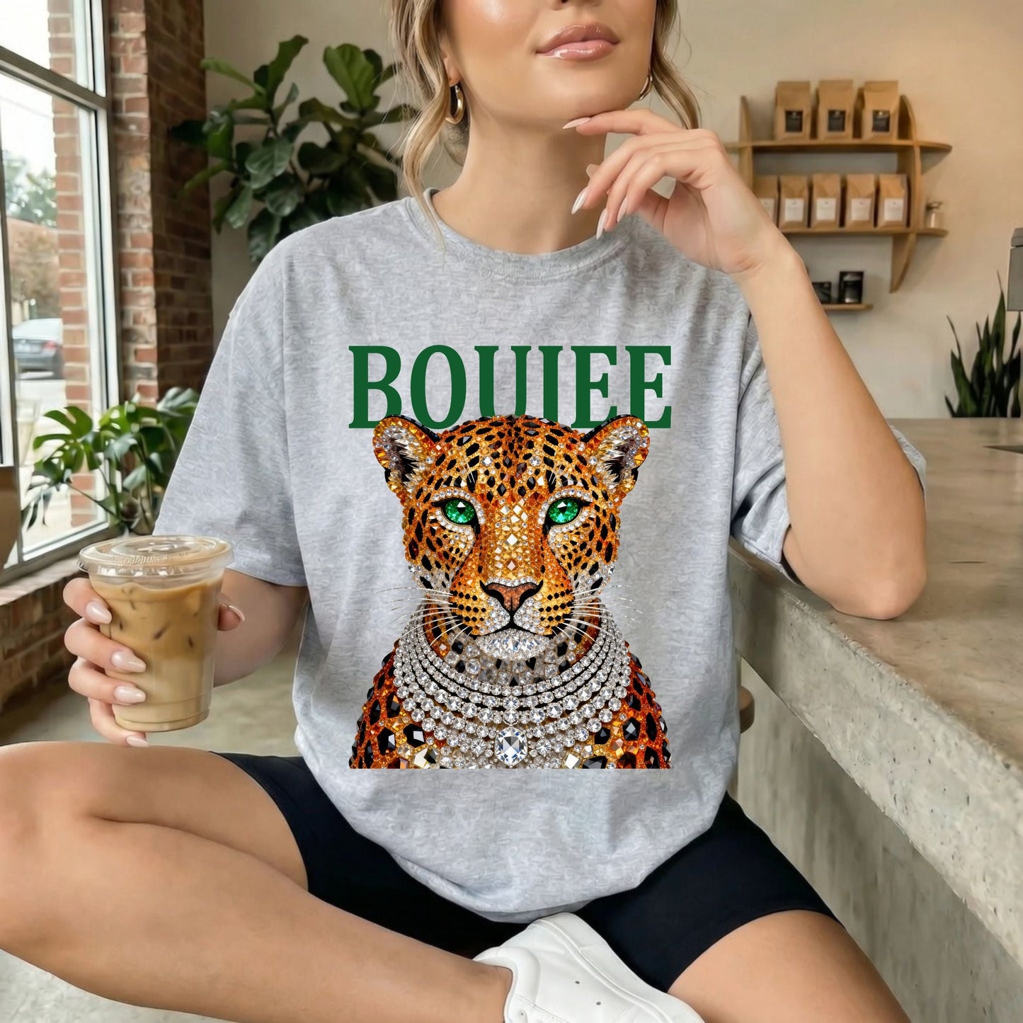 Boujee Leopard Tshirt