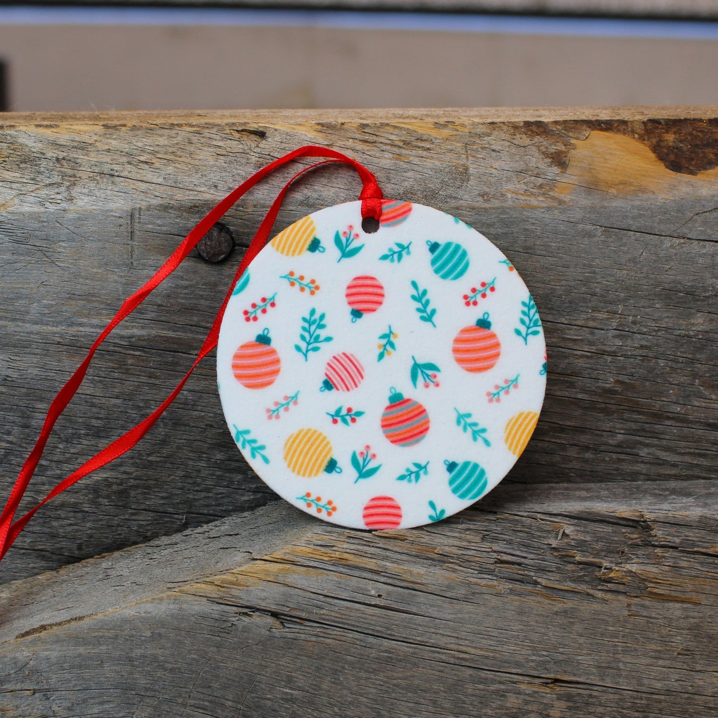 Bright Lights Re-Scentable Round Car Freshener