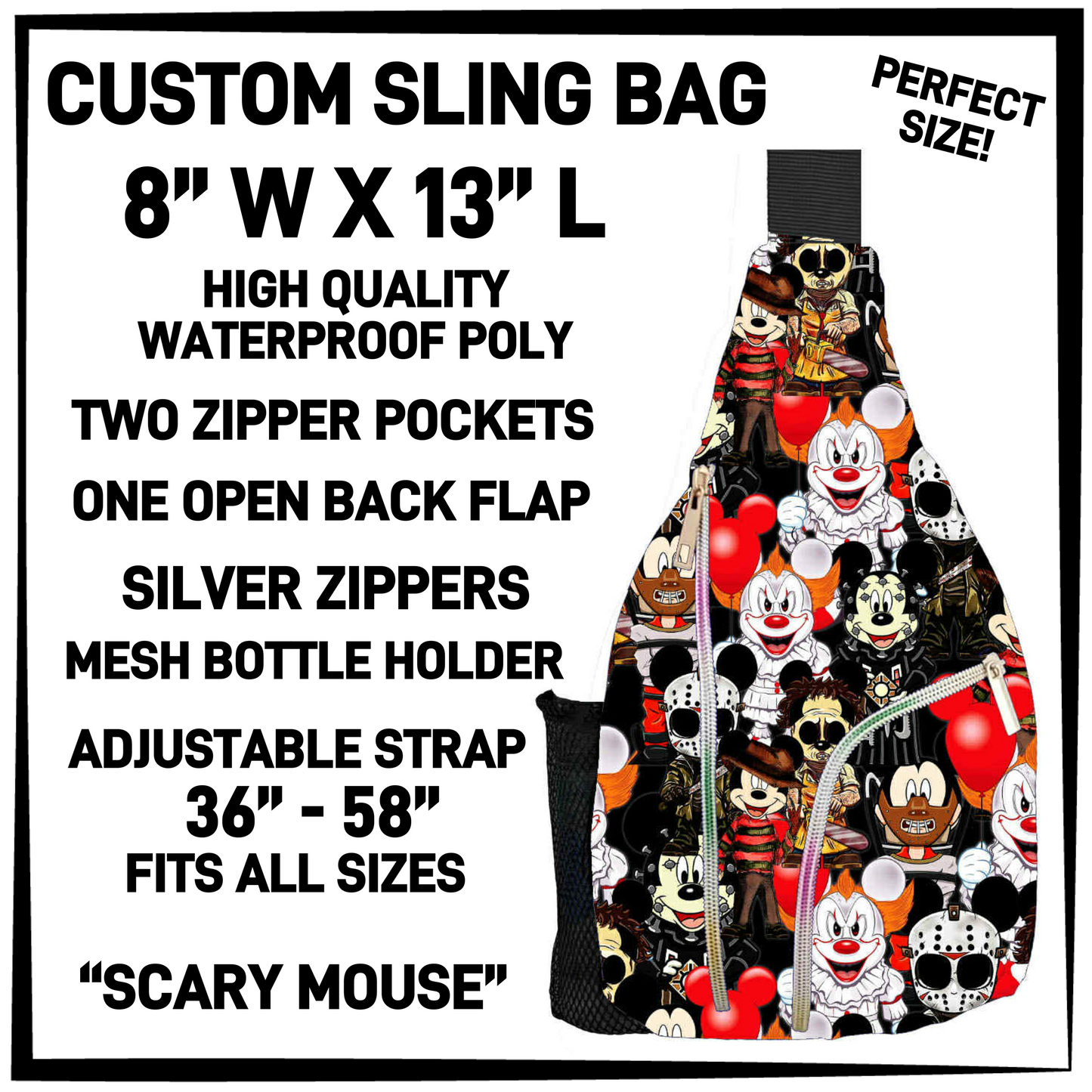 S13G - Scary Mouse Sling Bag - Preorder Closing 1/15 ETA: Mid-March