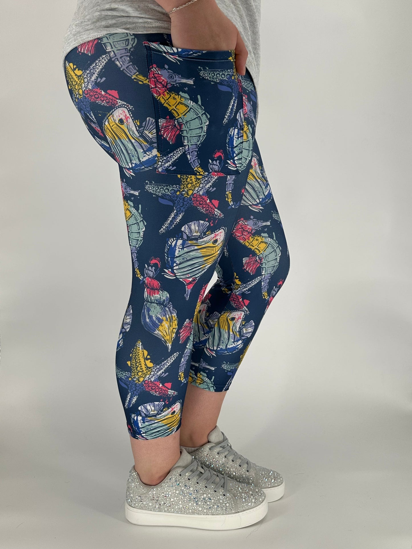 Under The Sea Capri w/ Pockets! RTS