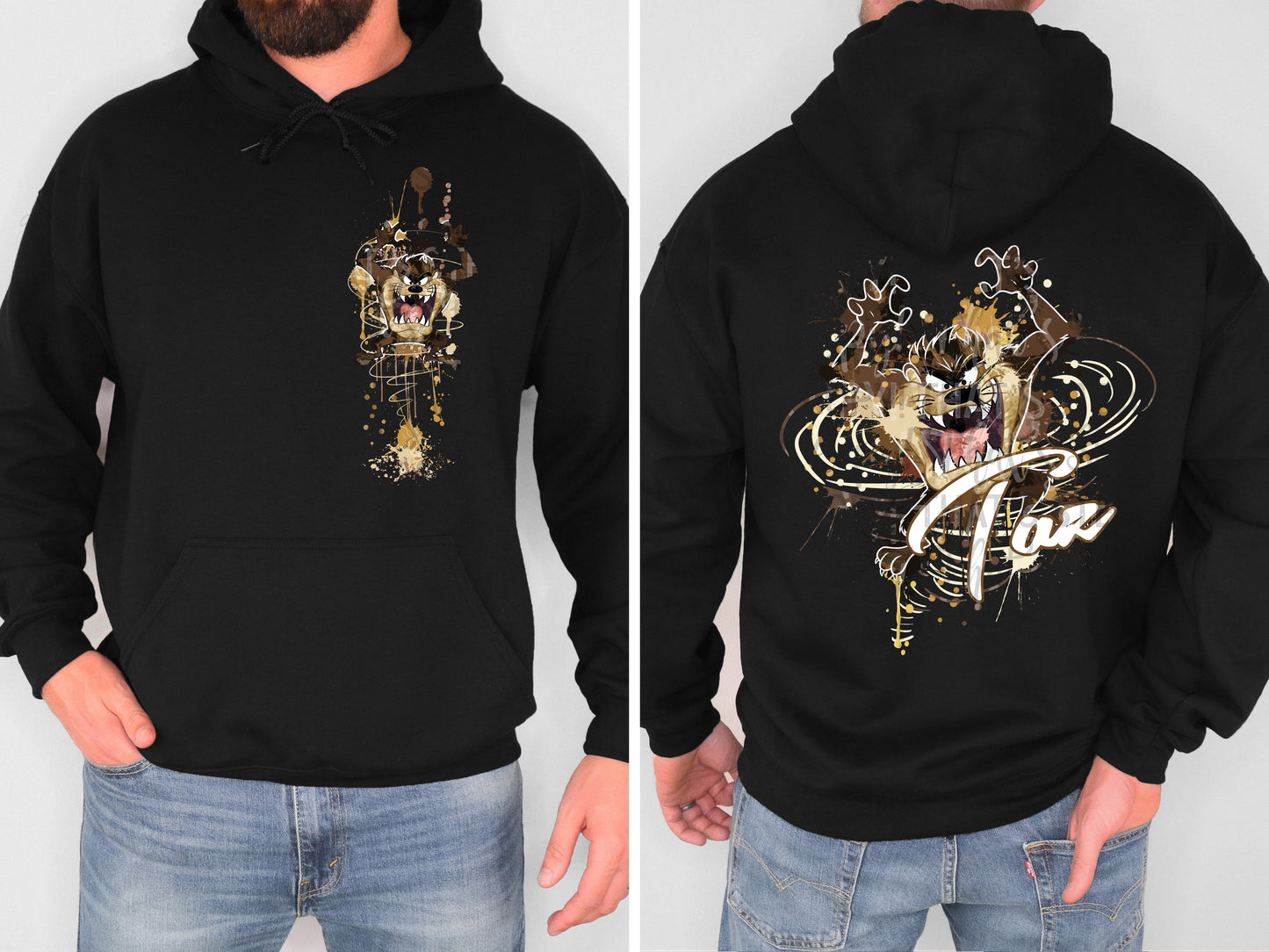 CRAZY SPLATTER DOUBLE SIDED HOODIE