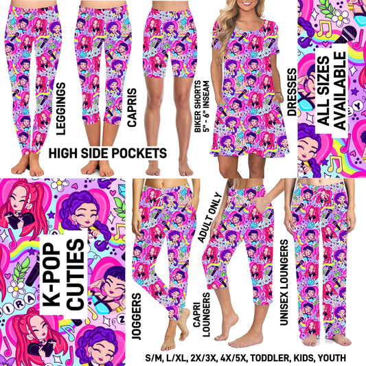 RTS - K-Pop Cuties Capri Loungers